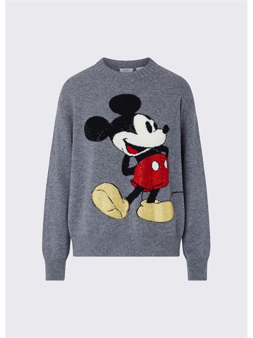 Maglia jacquard in lana Mr Mouse LIU JO | WF6455MS009/L9451